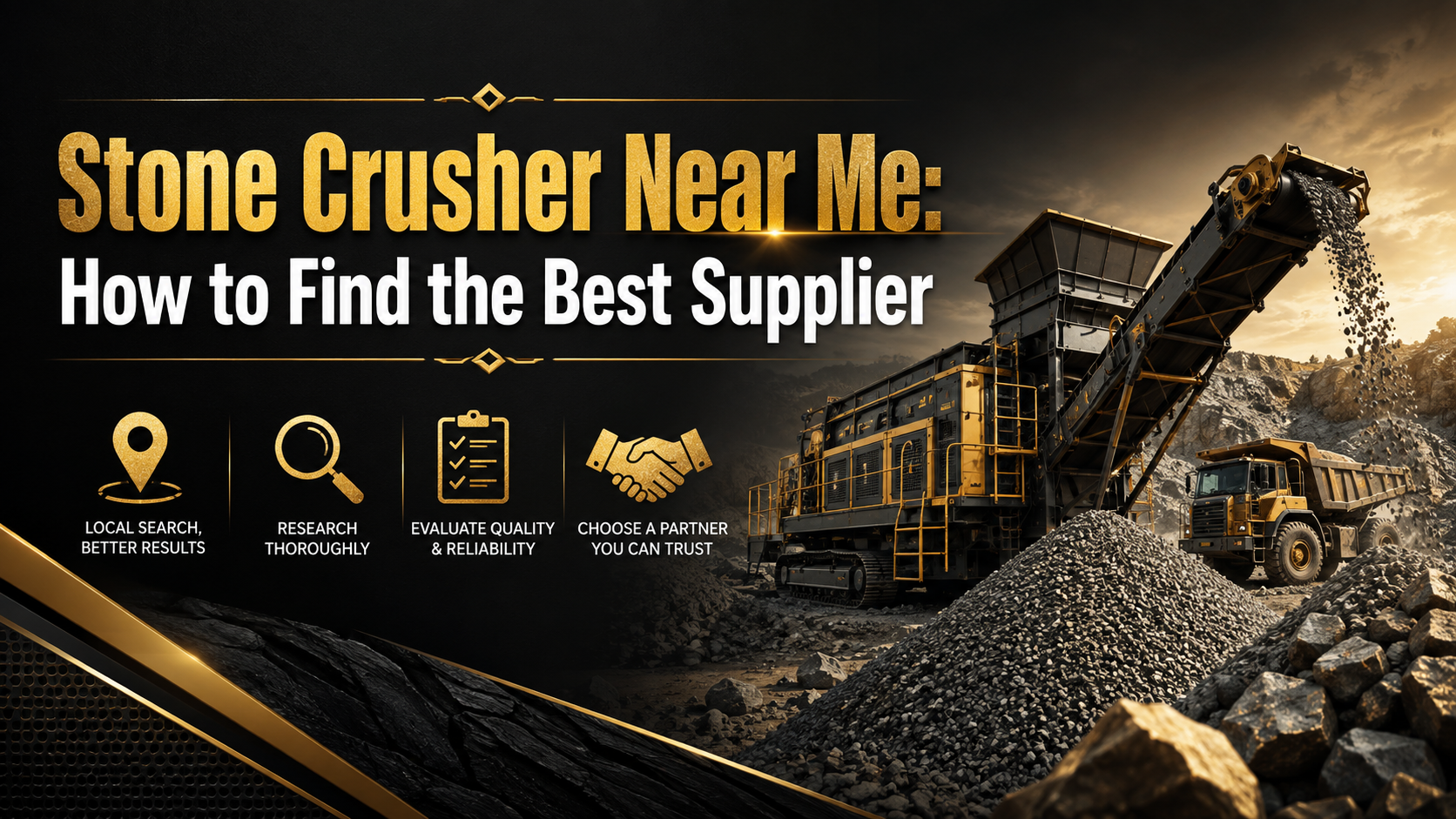 elementsStone Crusher Near Me: How to Find the Best Supplier
